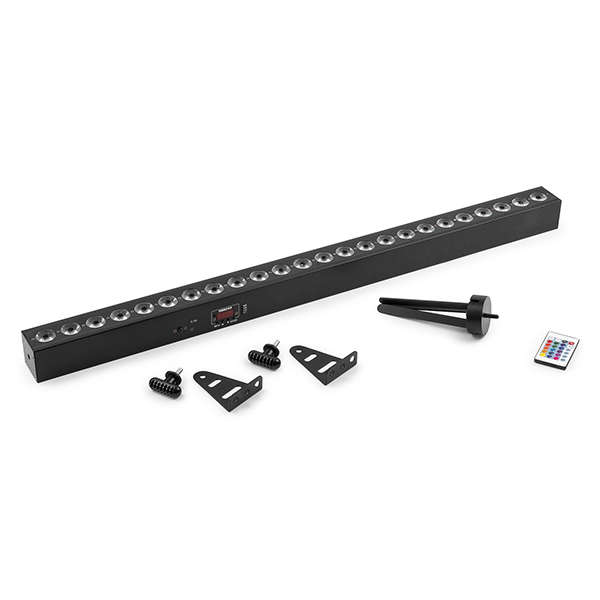 BEAMZ BBB243 LED BATTERY BAR IP20 24x 3W RGB