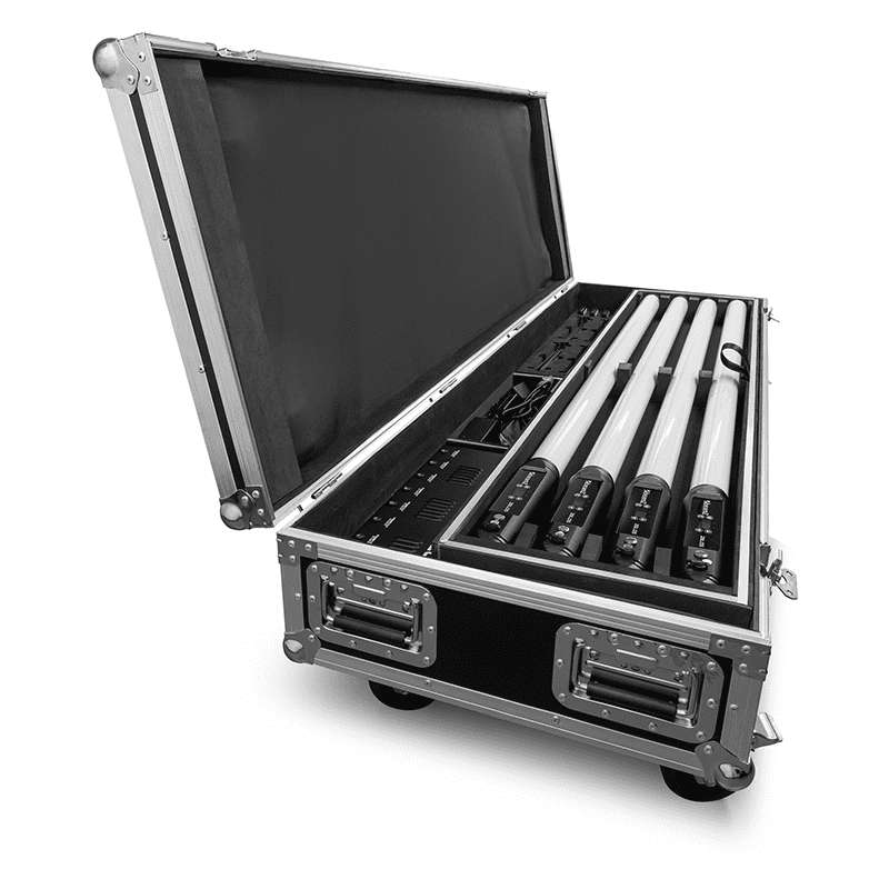 BEAMZ ZELOS LED TUBE RGBW [8 IN A FLIGHTCASE]