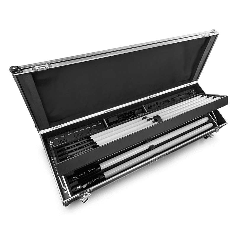 BEAMZ ZELOS LED TUBE RGBW [8 IN A FLIGHTCASE]