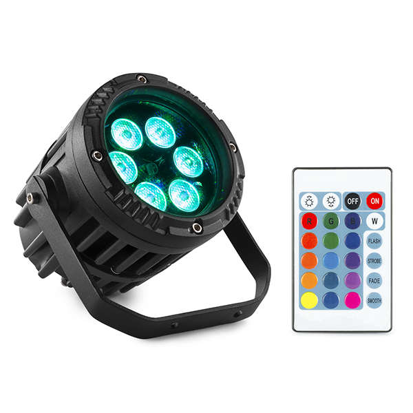 BEAMZ BWA63 LED PAR IP65 6x 3W RGB