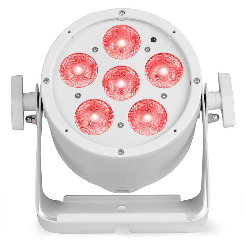 BEAMZPRO BAC322W LED PROPAR 6x 10W RGBALC WHITE EDITION