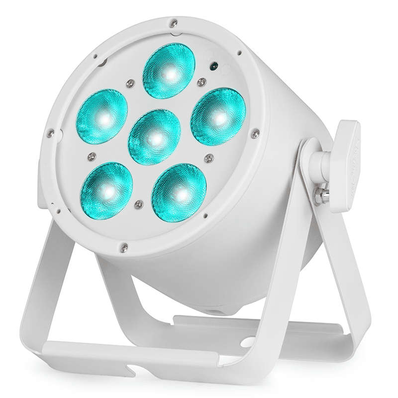 BEAMZPRO BAC322W LED PROPAR 6x 10W RGBALC WHITE EDITION