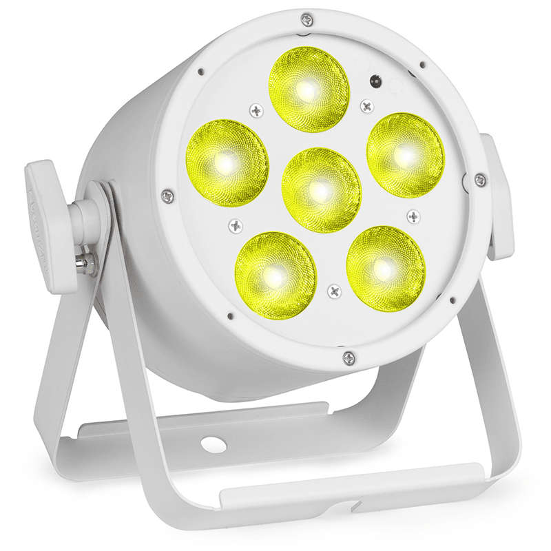 BEAMZPRO BAC322W LED PROPAR 6x 10W RGBALC WHITE EDITION