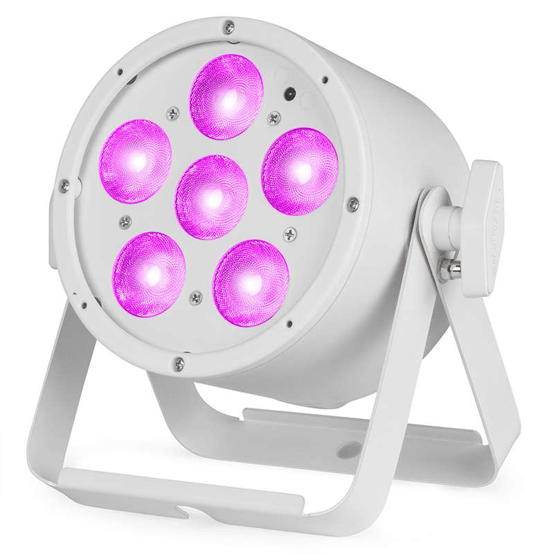 BEAMZPRO BAC322W LED PROPAR 6x 10W RGBALC WHITE EDITION