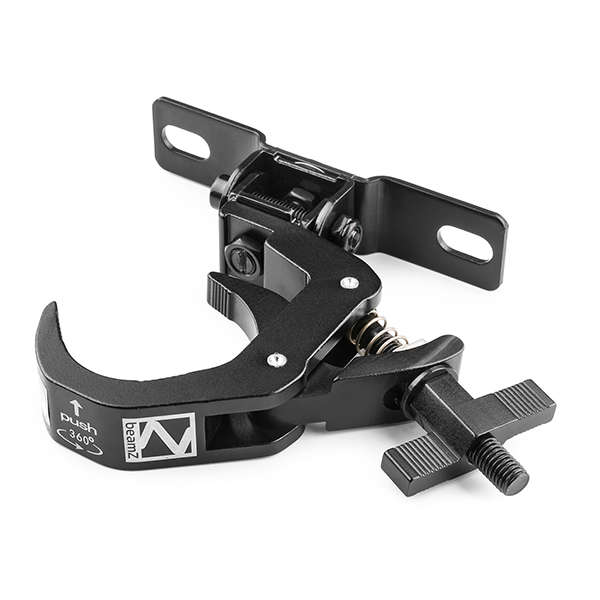 BEAMZ BC50B-75M FOLDABLE MOVING HEAD QUICK TRIGGER CLAMP 50KG BLACK