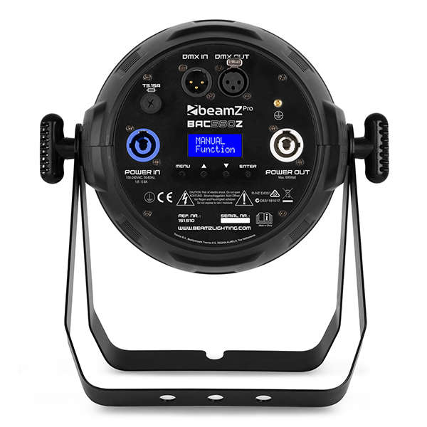 BEAMZPRO BAC550Z LED PAR ZOOM IP20 19x 15W RGBW