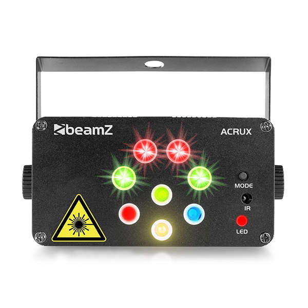 BEAMZ ACRUX LASER QUATRO RG RGBW LED