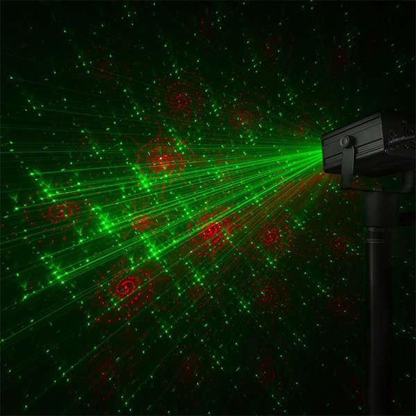 BEAMZ DAHIB LASER DOUBLE RG GOBO BLUE LED