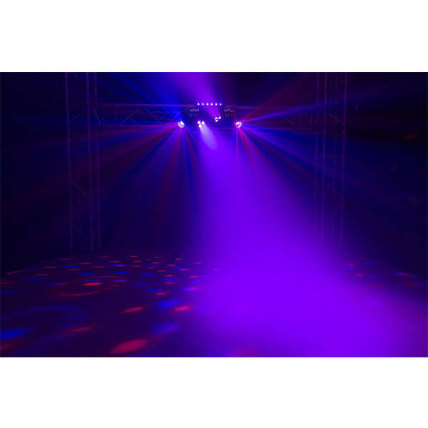 BEAMZ PARTYBAR10 SET 2x JELLY MOON, 2x PAR AND UV/STROBE RGBWUV