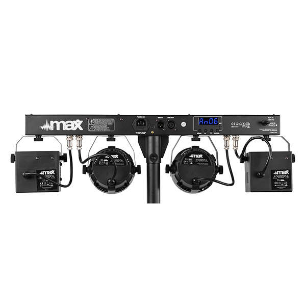 BEAMZ PARTYBAR12 SET 2x PAR and 2 x DERBY RGBW
