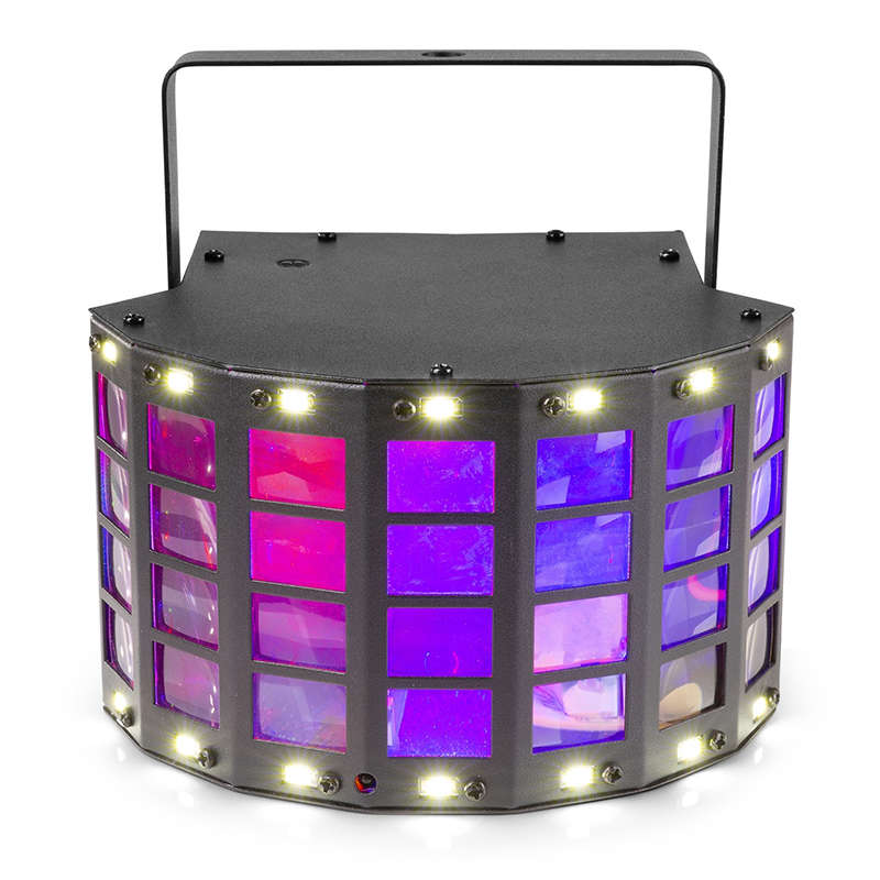BEAMZ DERBYSTROBE LED 4x 3W RGBW