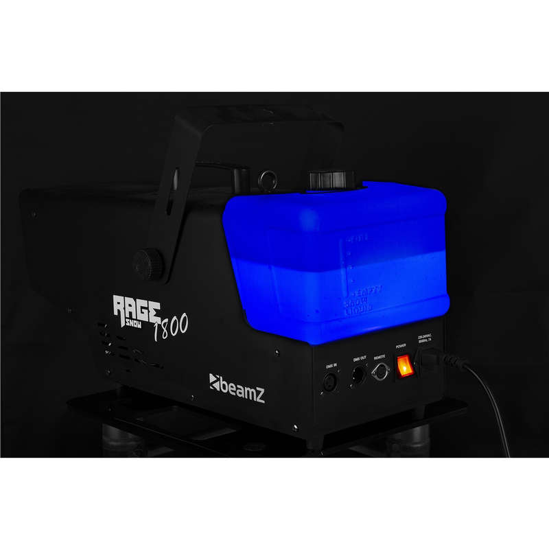 BEAMZ RAGE1800 SNOW MACHINE 1800W WIRELESS REMOTE
