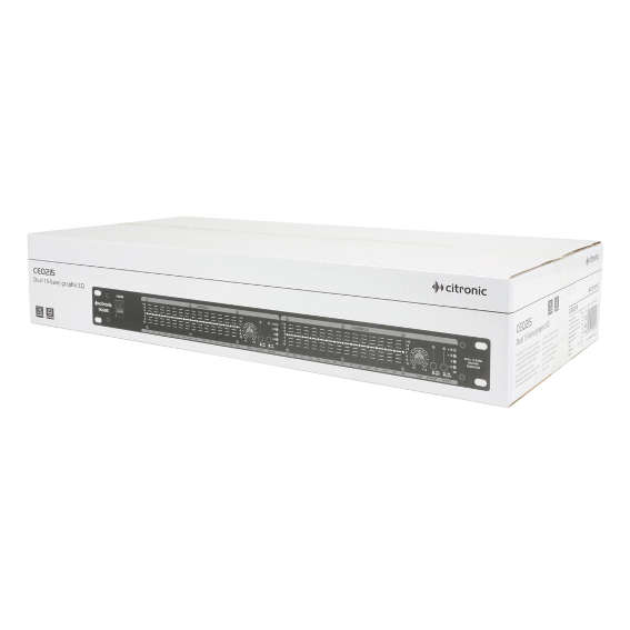 CITRONIC - CEQ215 DUAL 15-BAND GRAPHIC EQ