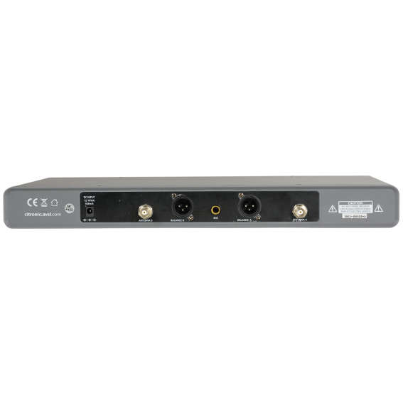 CITRONIC RU210-H DUAL HANDHELD MICROPHONE UHF 863 - 865MHz