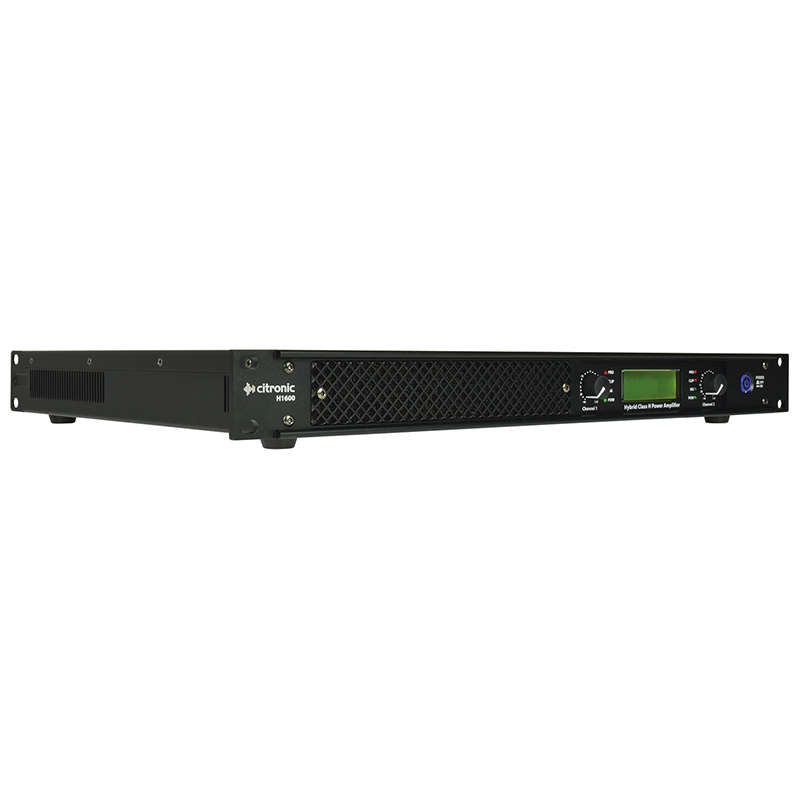 CITRONIC H1600 1U POWER AMPLIFIER 2X 800W