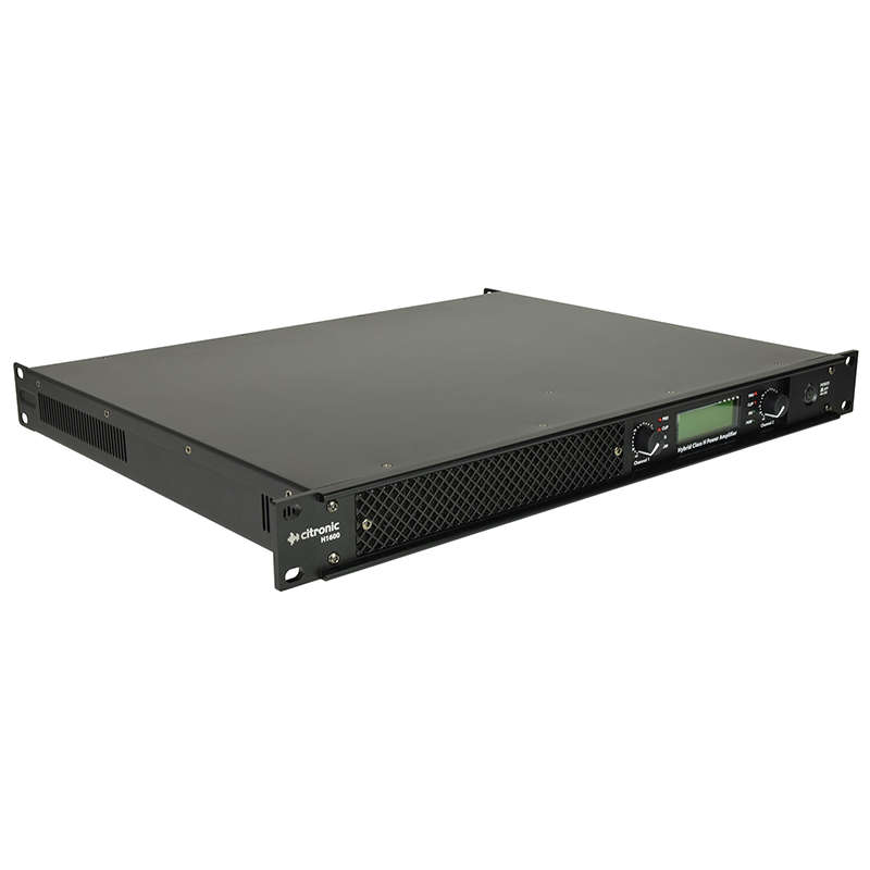CITRONIC H1600 1U POWER AMPLIFIER 2X 800W