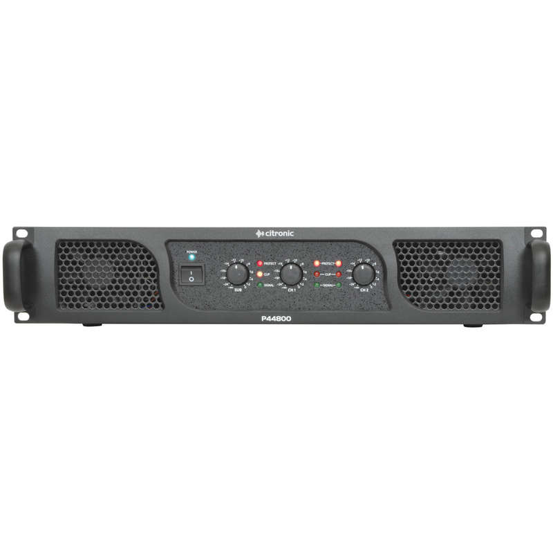 CITRONIC P44800 2U POWER AMPLIFIER 2X 400W + 800W