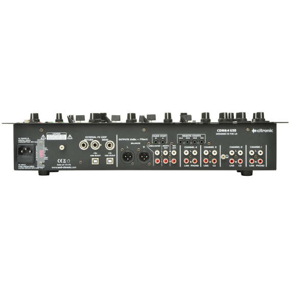 CITRONIC P44800 2U POWER AMPLIFIER 2X 400W + 800W