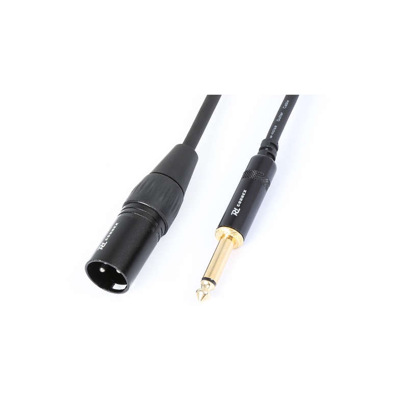 PDC CX131 SIGNAL LEAD XLR MALE  - 6.3MM MONO MALE 0.15M
