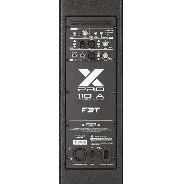 FBT - X-PRO110A 10" PROCESSED ACTIVE SPEAKER RMS