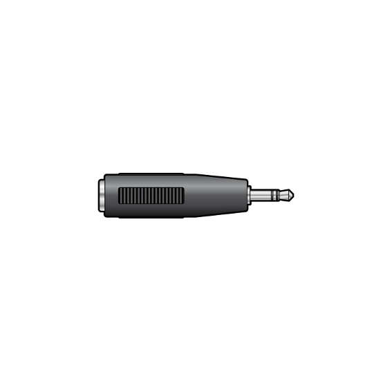 TVA ADAPTOR 2.5mm STEREO MALE TO 3.5mm STEREO FEMALE