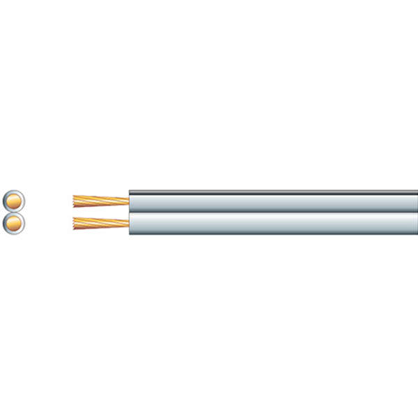 Filo - FIGURE 8 SPEAKER CABLE WHITE 1.5MM 100M