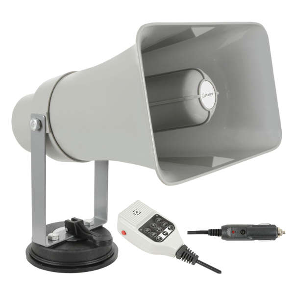 Adastra - VM25BT VEHICLE MEGAPHONE WITH USB/SD PLAYER, LOOPER & BT