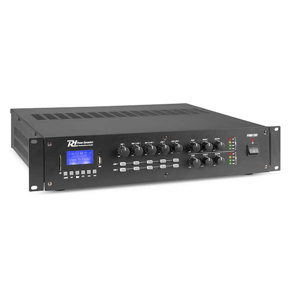 PDM PRM1202 100V MIXER AMPLIFIER 240W USB/SD/BT 2 ZONE