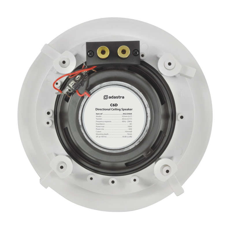 ADASTRA - C6D CEILING SPEAKER WITH DIRECTIONAL TWEETER