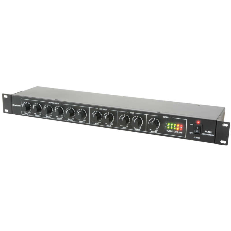 Adastra - ML622 1U MIC/LINE RACK MIXERS