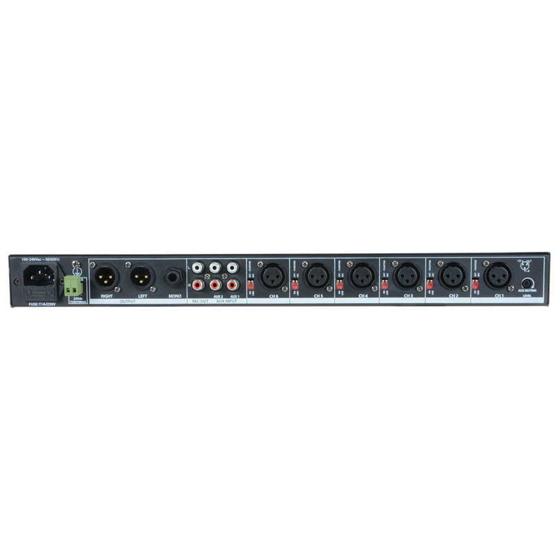 Adastra - ML622 1U MIC/LINE RACK MIXERS