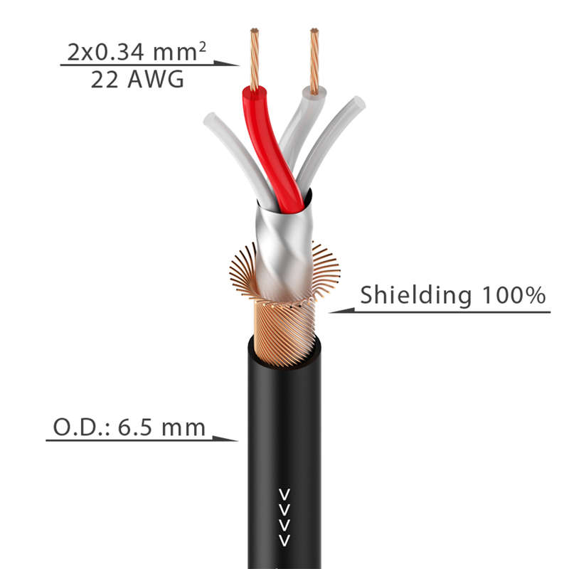 Roxtone - 50M 1:1 DMX EXTENSION ON REEL WITH LOOP OUT