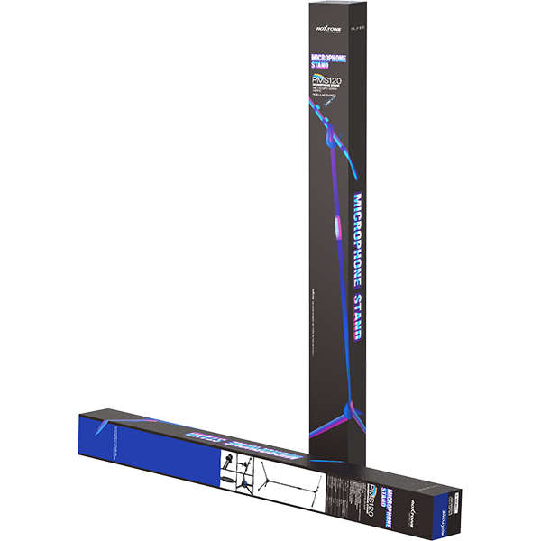 Roxtone - MICROPHONE STAND WITH TELESCOPIC BOOM BLACK