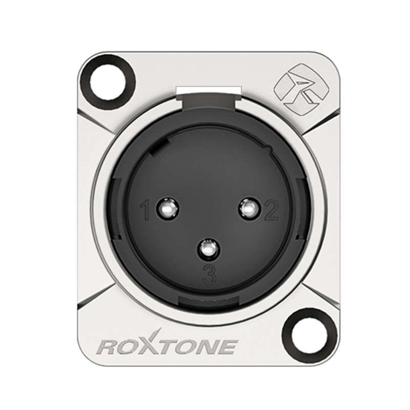 ROXTONE CONNECTOR XLR CHASSIS MOUNT MALE