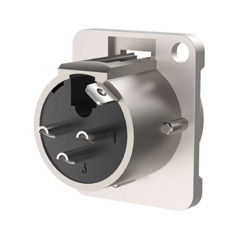 ROXTONE CONNECTOR XLR CHASSIS MOUNT MALE