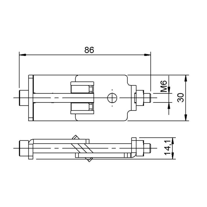 ALUSTAGE INSERT CLAMP FOR SCA-05 PANTHER DECK