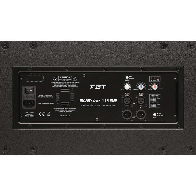 FBT - SUBLINE115SA ACTIVE SUB 15in 700W RMS