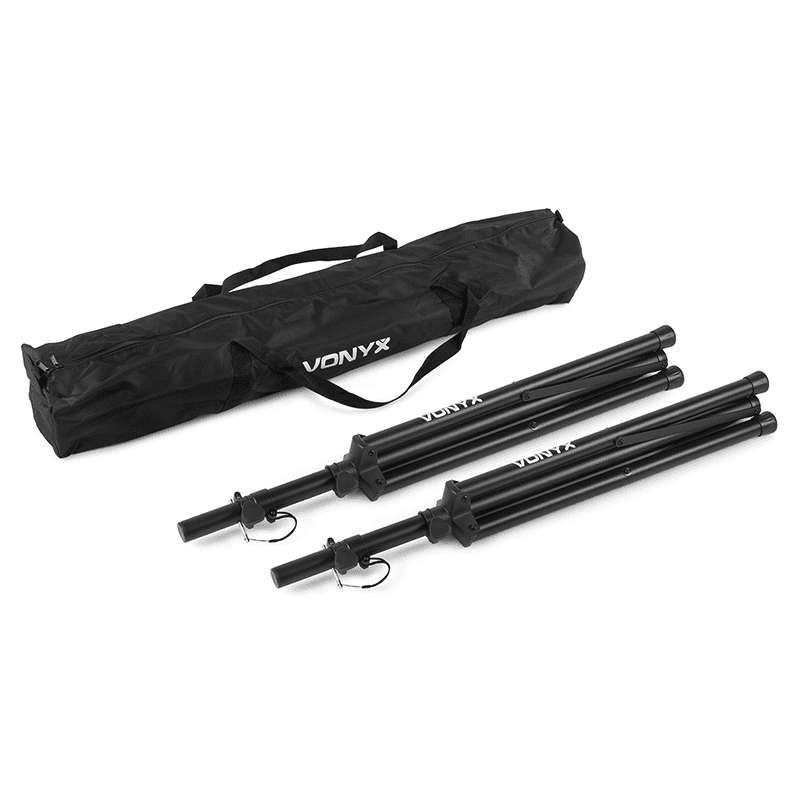 Vonyx - LS01K SPEAKER STAND PAIR WITH BAG