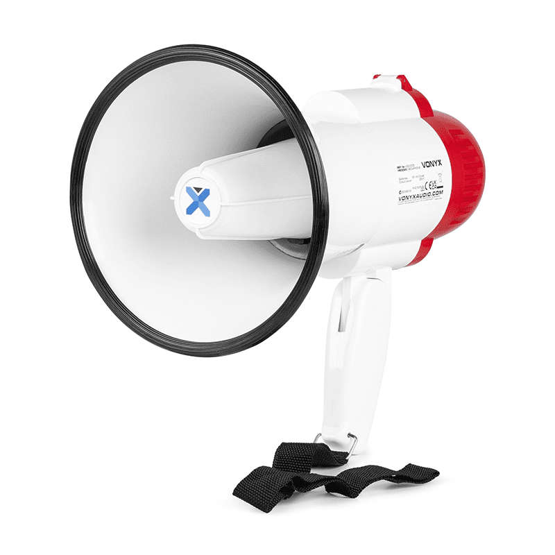 Vonyx - MEG025 MEGAPHONE 25W WITH RECORD AND SIREN