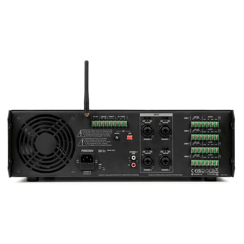 PDM PAM2004 100V MIXER AMPLIFIER 200W BT 4 ZONE