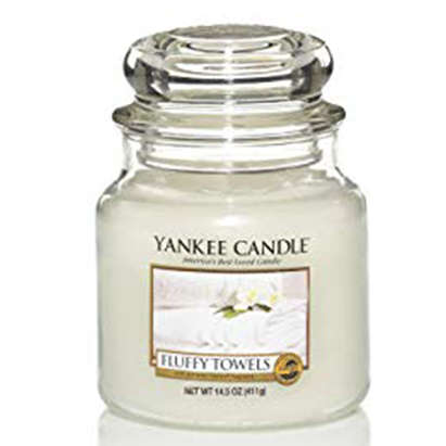 Yankee Candle Fluffy Towels Medium Jar Retail Box No