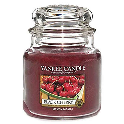 Yankee Candle Black Cherry Medium Jar Retail Box No