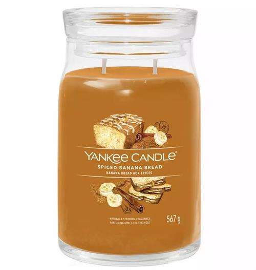 Yankee Candle Signature Collection Spiced Banana Bread Large Jar