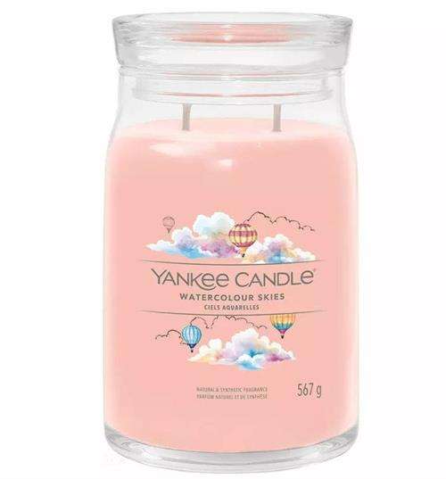 Yankee Candle Signature Collection Watercolor Skies Large Jar