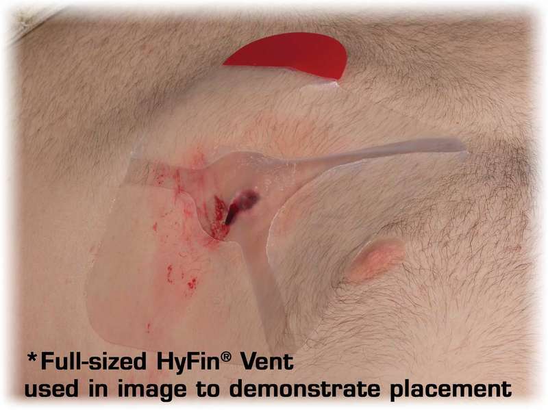 Hyfin Vent Compact Chest Seal Twin Pack