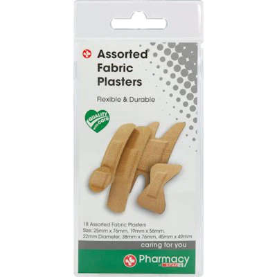 SPAR Assorted Fabric Plasters - 18