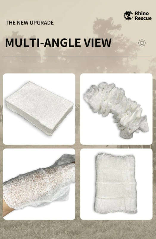 Rhino Rescue Compressed Gauze Z-fold