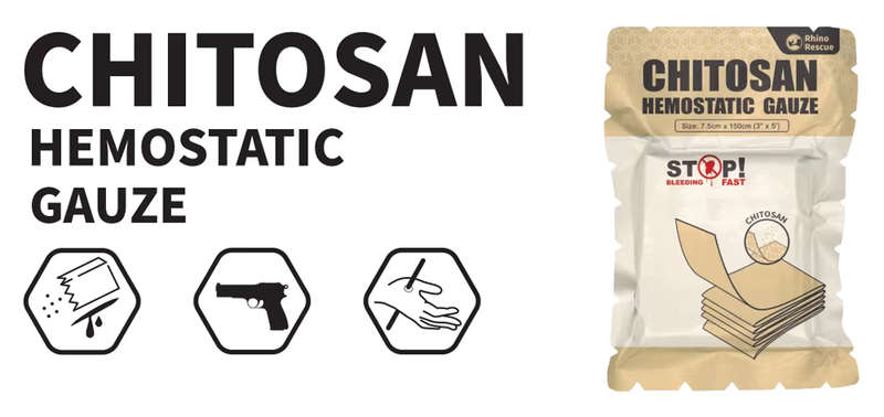 Rhino Rescue Chitosan Hemostatic Gauze