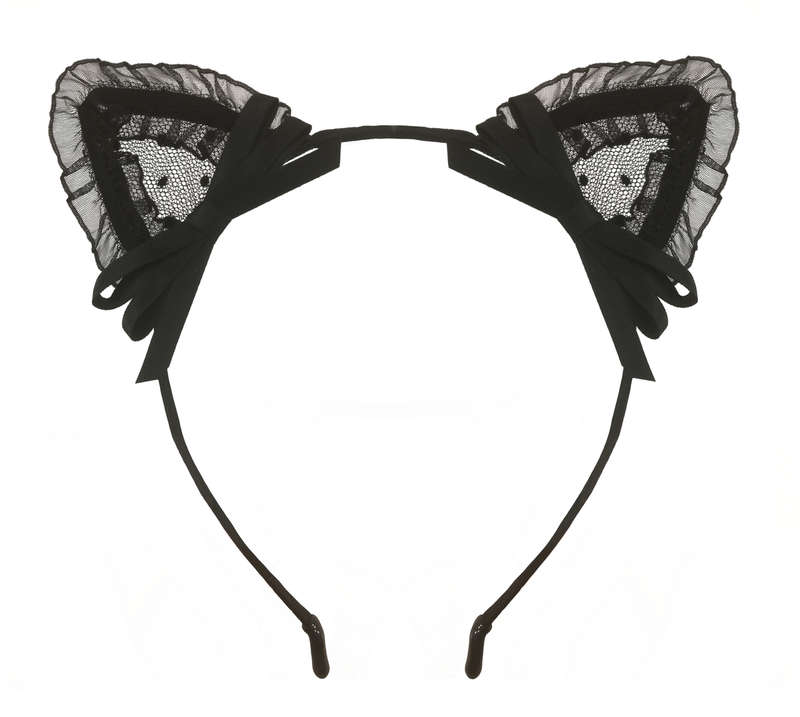 Adorable Kawaii Lacy Cat Ear Headband - Ichor