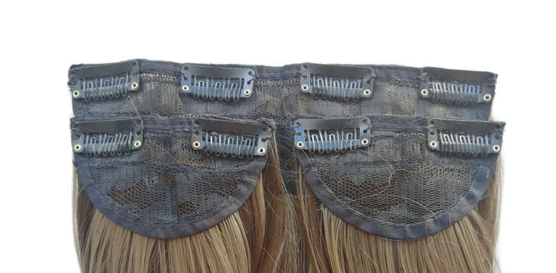 3 Piece 60cm Full Head Clip-on Hair Extensions XXL - H6K-18B Dark Expresso Mix